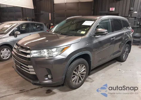 2019 Toyota Highlander Xle from USA, damaged, VIN 5TDJZRFH1KS593492